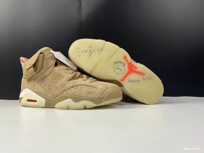Bmlin Shoes Khaki DH0690-200 Air Retro Jordan Scott British Travis 6 0712